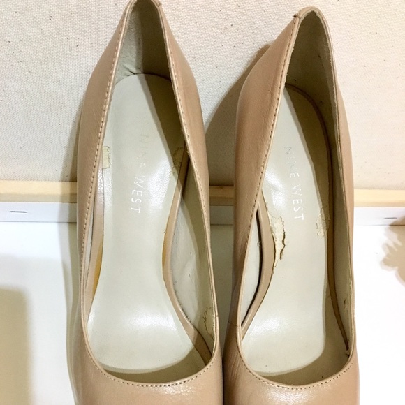 3 Inch Nine West Nude Heels - Picture 7 of 8